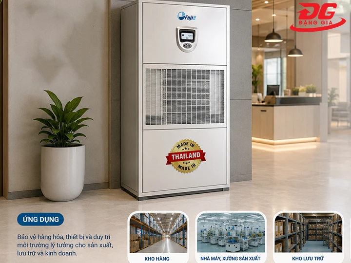 ứng dụng Máy hút ẩm công nghiệp Fujie HM-500BH