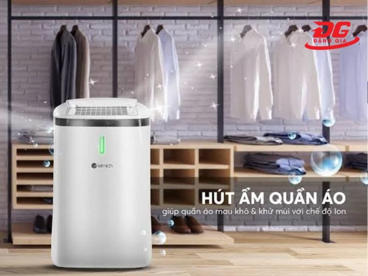 chế độ hút ẩm quần áo mau khô và khử mùi