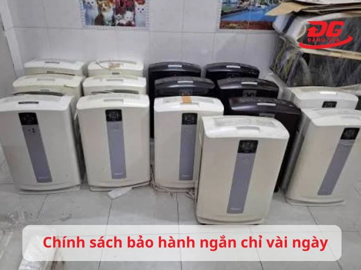 Chính sách bảo hành ngắn chỉ vài ngày đến vài tháng
