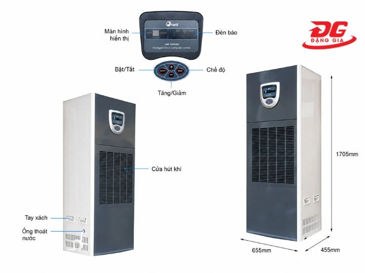 FujiE HM-1800DN được trang bị nhiều tính năng hỗ trợ vận hành trơn tru