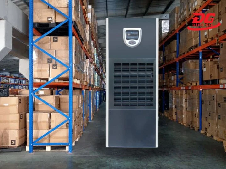 Máy khử ẩm FujiE HM-1800DN được dùng trong nhà kho