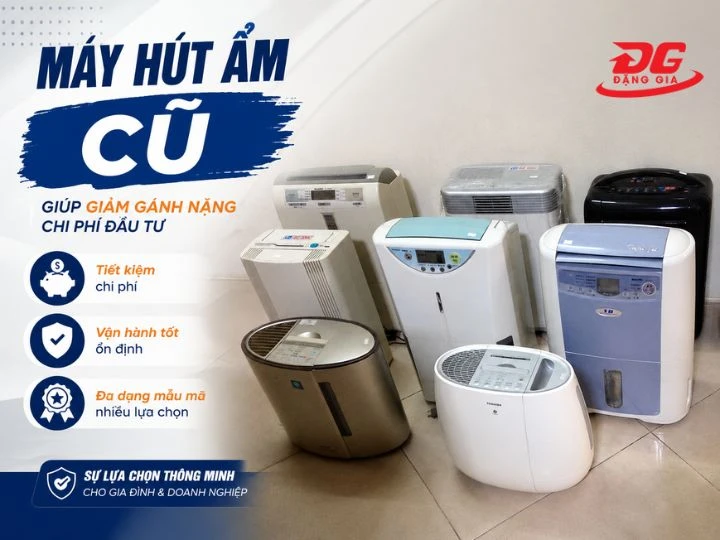 Máy hút ẩm cũ: Giải pháp tiết kiệm hay “canh bạc” đầy rủi ro?