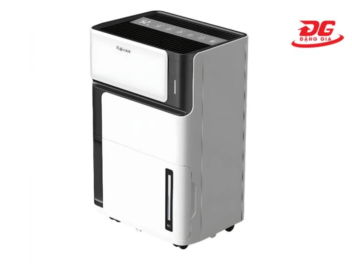 máy hút ẩm gia đình Fujihome DH07 với đèn báo độ ẩm ba màu