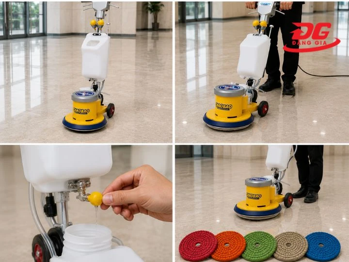 Bước 5: Đánh Bóng Theo Từng Khu Vực