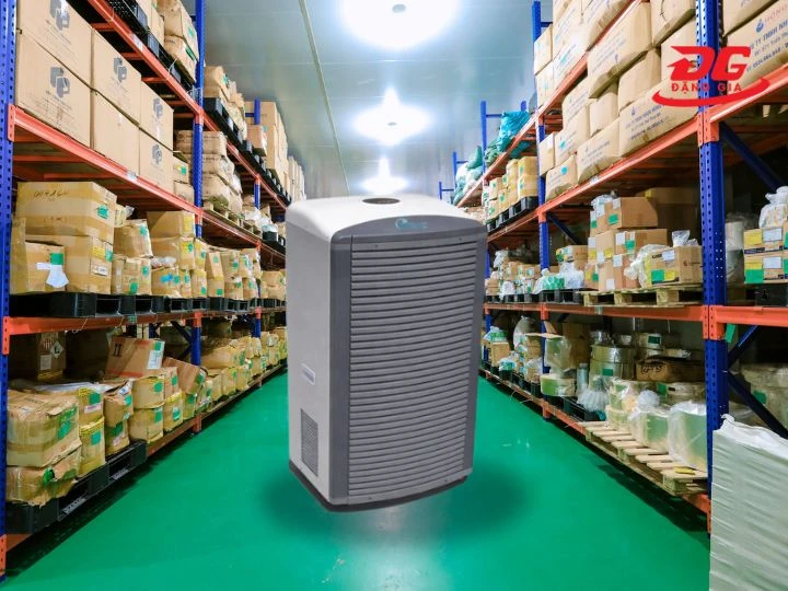 Fujie HM-1500DN được sử dụng trong kho bảo quản hàng hoá