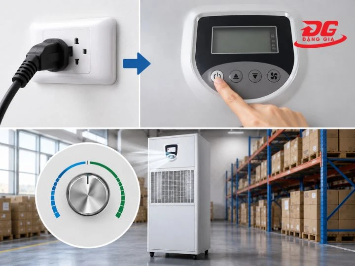 cài đặt độ ẩm của Fujie HM-160BH phù hợp