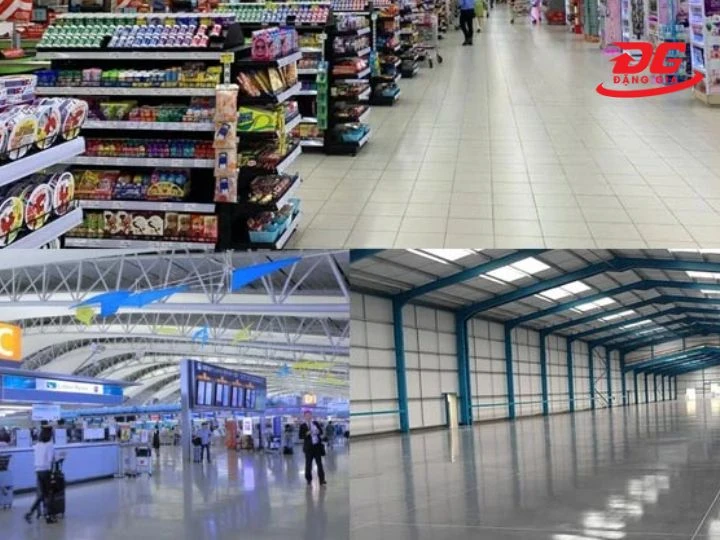 gạt sàn 75cm được sử dụng trong sàn thương mại