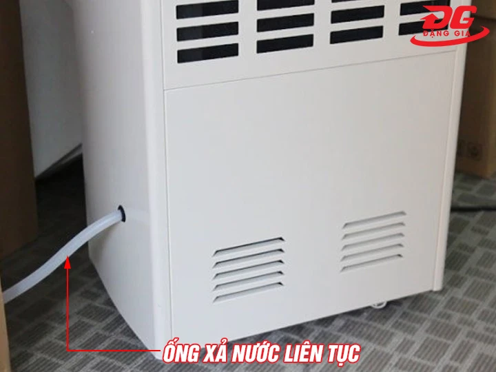 máy hút ẩm công nghiệp Fujie HM-CFZ 7.0B xả nước liên tục